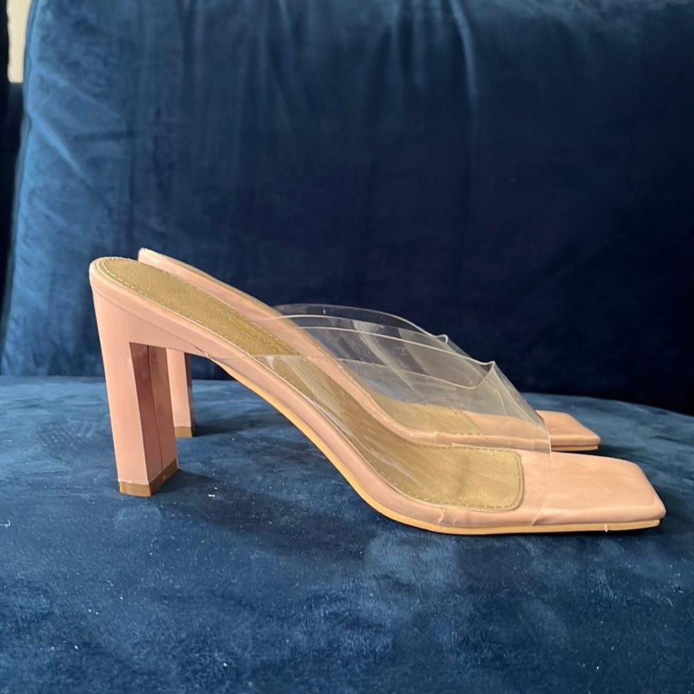 Fashion nova clear heel